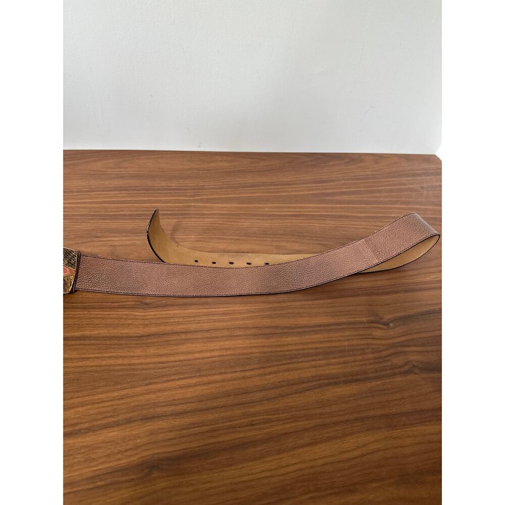 Vintage Prada Leather Belt Size 34/85 - Picture 11 of 11